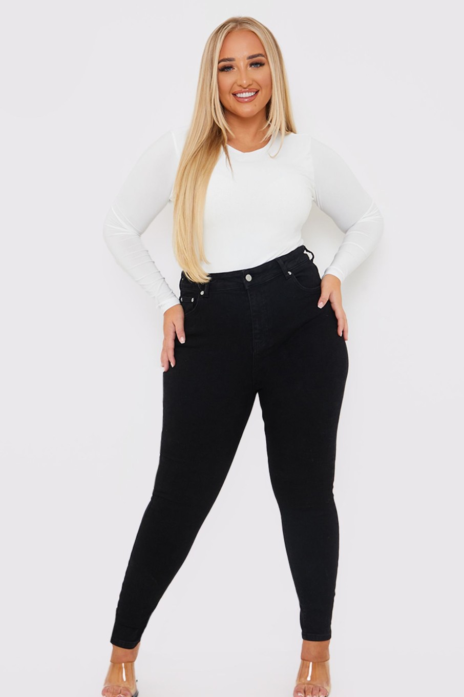 Clothing Ash | Stretch High Waisted Skinny Jeans