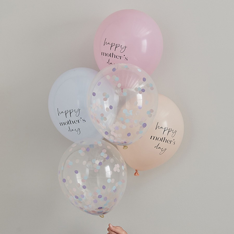 Accessories Own Brand | 5 Pack Mothers Day Balloons Multi