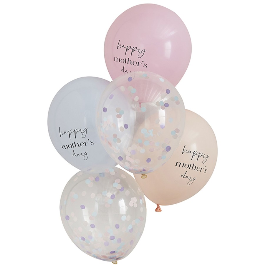 Accessories Own Brand | 5 Pack Mothers Day Balloons Multi